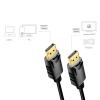 LogiLink DisplayPort AV kabel [1x DisplayPort - 1x DisplayPort] 5 m černá