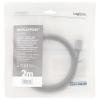 LogiLink DisplayPort AV kabel [1x DisplayPort - 1x DisplayPort] 2 m černá/šedá
