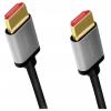 LogiLink HDMI AV kabel [1x HDMI zástrčka - 1x HDMI zástrčka] 3 m černošedá