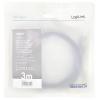 LogiLink HDMI AV kabel [1x HDMI zástrčka - 1x HDMI zástrčka] 3 m černošedá