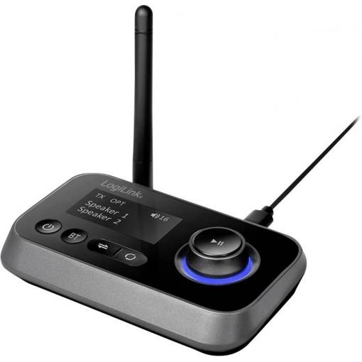 LogiLink BT0062 hudební vysílač/přijímač Bluetooth® Bluetooth verze: 5.0 10 m pro sluchátka