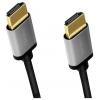 LogiLink HDMI AV kabel [1x HDMI zástrčka - 1x HDMI zástrčka] 2 m černošedá