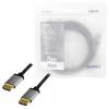 LogiLink HDMI AV kabel [1x HDMI zástrčka - 1x HDMI zástrčka] 3 m černošedá