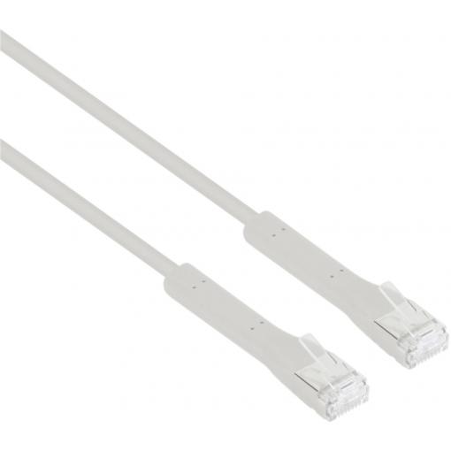 Intellinet 745147 RJ45 síťové kabely, propojovací kabely CAT 6A F/FTP 1.5 m šedá flexibilní provedení, kompletní stínění, bez halogenů 1 ks
