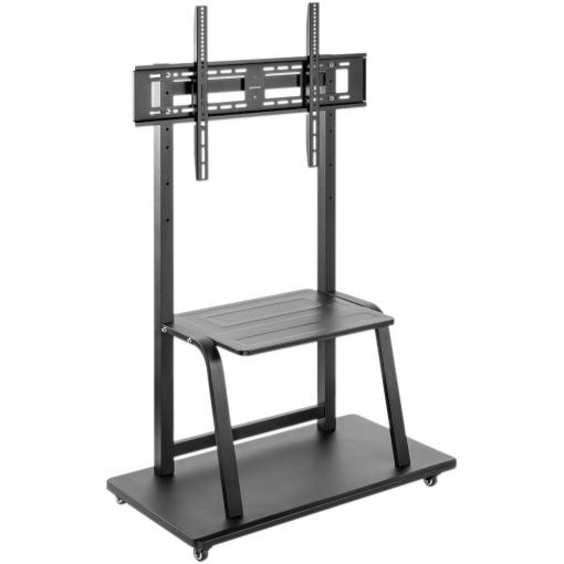 Manhattan Multimedia TV-Ständer auf Rollen mit extrem hoher Traglast 150 kg 37 bis 100 TV kolečkový vozík 94,0 cm (37) - 254,0 cm (100) nastavitelná výška