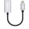 Manhattan USB adaptér HDMI 2.0 Zásuvka HDMI-A, USB-C ® zástrčka 0.11 m vesmírná šedá 153973