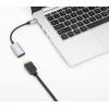 Manhattan USB adaptér HDMI 2.0 Zásuvka HDMI-A, USB-C ® zástrčka 0.11 m vesmírná šedá 153973