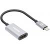 Manhattan USB adaptér HDMI 2.0 Zásuvka HDMI-A, USB-C ® zástrčka 0.11 m vesmírná šedá 153973