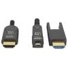 Manhattan HDMI kabel Zástrčka HDMI-A, Zástrčka HDMI Micro-D 50 m černá 355537 4K UHD HDMI kabel
