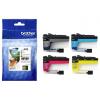 Brother Ink LC426 originál kombinované balení černá, azurová, žlutá, purppurová LC426VAL