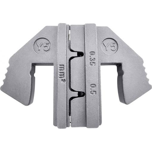 TOOLCRAFT TO-9625890 krimpovací nástavec Nezapouzdřený konektor Yazaki YES/YESC 0,64 x 0,64 0.35 do 0.5 mm² Vhodné pro značku (kleště) TOOLCRAFT