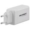 VOLTCRAFT UC-2C1A65W01 USB nabíječka, GaN, 1x USB A , 2x USB-C®, 65 W, Rychlé nabíjení, Power Delivery 3.0, bílá