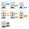 VOLTCRAFT UC-2C1A65W01 USB nabíječka, GaN, 1x USB A , 2x USB-C®, 65 W, Rychlé nabíjení, Power Delivery 3.0, bílá