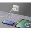 VOLTCRAFT UC-2C1A65W01 USB nabíječka, GaN, 1x USB A , 2x USB-C®, 65 W, Rychlé nabíjení, Power Delivery 3.0, bílá