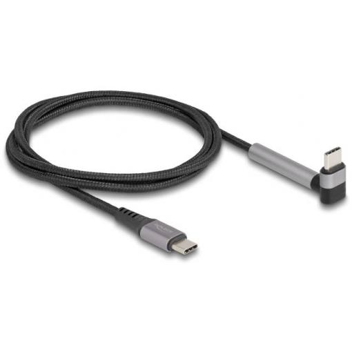 Delock Kabel USB-C USB 2.0 USB-C ® zástrčka, USB-C ® zástrčka 1.50 m černá, šedá 81172