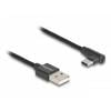 Delock USB kabel USB 2.0 USB-A zástrčka, USB-C ® zástrčka 0.50 m černá 80029