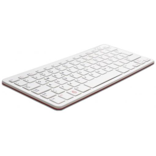 Raspberry Pi® RPI-KEYB (DE)-RED/WHITE USB klávesnice německá, QWERTZ bílá, červená USB hub