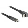 Delock Kabel USB-C USB 2.0 USB-C ® zástrčka, USB-C ® zástrčka 0.14 m černá 80750