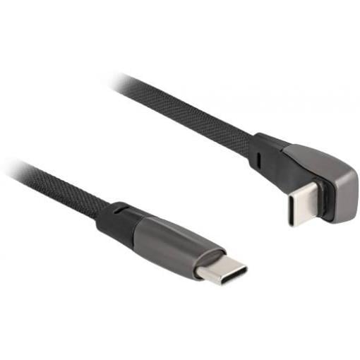 Delock Kabel USB-C USB 2.0 USB-C ® zástrčka, USB-C ® zástrčka 0.14 m černá 80750