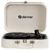 Denver VPL-130 USB gramofon krémově bílá