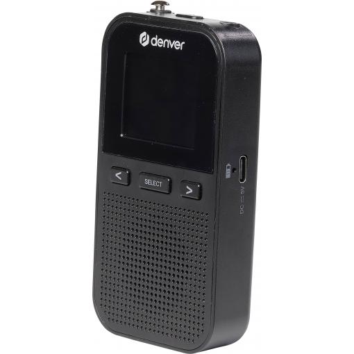 Denver DAH-126MK2 111111300020 kapesní rádio, DAB, FM, černá