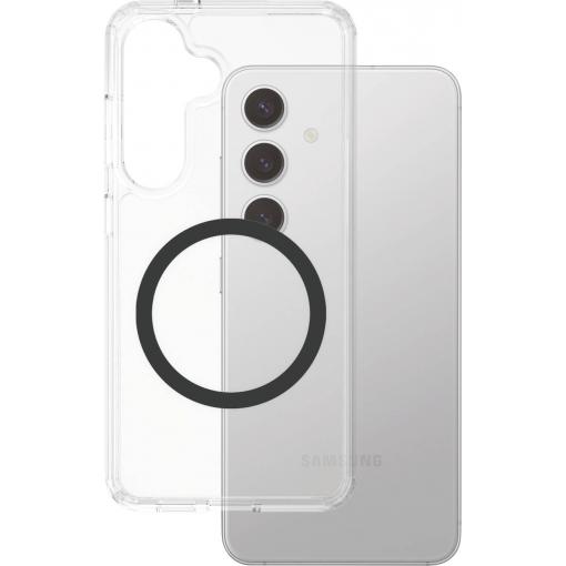 PanzerGlass CARE Flagship Urban Combat zadní kryt na mobil Samsung Galaxy S25 transparentní, černá 1552552, odolné vůči nárazům CRRFUBQG38388