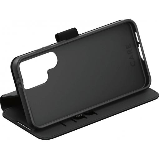 PanzerGlass CARE Feature Wallet Booklet Samsung Galaxy S25 Ultra černá stojící, odolné vůči nárazům CRRFEWLG38488