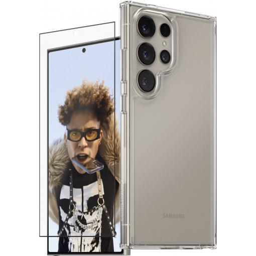 PanzerGlass CARE Fashion 2-in-1 Pouzdro + sada ochranného skla Samsung Galaxy S25 Ultra transparentní odolné vůči nárazům CRRCANUG38488