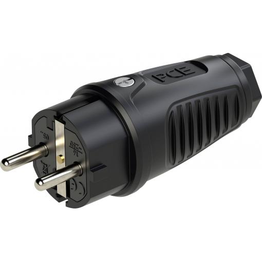 PC Electric 0512-ss zástrčka plnogumové 250 V černá IP54