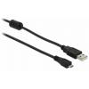 Delock USB kabel USB 2.0 USB-A zástrčka, USB Micro-B zástrčka 2.00 m černá 82335