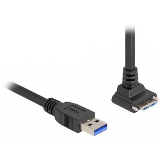Delock USB kabel USB 3.2 Gen1 USB-A zástrčka, USB Micro-B zástrčka 1.00 m černá 80483