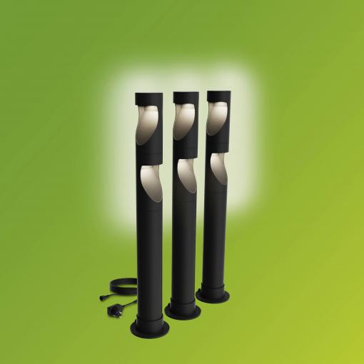 Philips LED 929004659701 Desi venkovní stojací LED lampa LED 4.5 W černá
