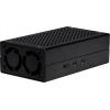 Joy-it ALU CASE for Pi5+M2 HAT / AI Kit SBC skříň Vhodné pro (vývojové sady): Raspberry Pi® 5 B včetně aktivního chladiče černá