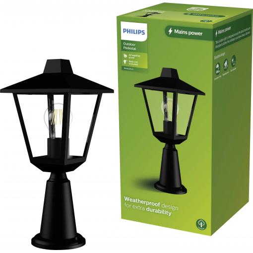 Philips LED 929004141501 Kinno venkovní stojací osvětlení E27 černá