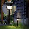 Philips LED 929004632001 Nissa venkovní solární stojanové světlo LED pevně vestavěné LED 1.8 W černá