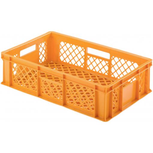 Alutec 75090 plastový box , vhodné pro potraviny, (š x v x h) 600 x 154 x 400 mm, oranžová, 1 ks