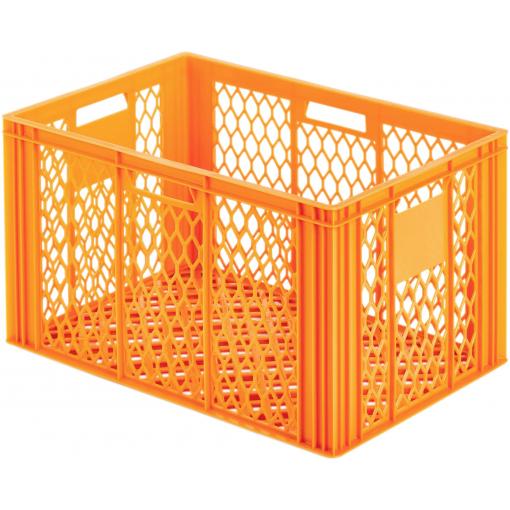 Alutec 75092 plastový box , vhodné pro potraviny, (š x v x h) 600 x 350 x 400 mm, oranžová, 1 ks