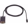 Akyga kabel 1.5 m černá AK-AV-17 Kabel USB-C