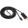 Akyga kabel 1.8 m černá AK-AV-18 Kabel USB-C