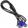 Akyga kabel 5 m černá AK-AV-14 VGA kabel