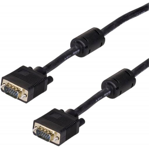 Akyga kabel 15 m černá AK-AV-09 VGA kabel