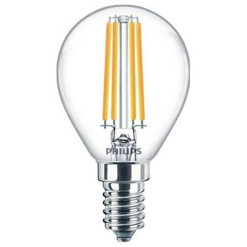 Philips 34756400 žárovka Energetická třída (EEK2021) E (A - G) E14 klasická žárovka 6.5 W teplá bílá (Ø x d) 45 mm x 80 mm 1 ks