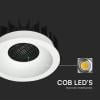 V-TAC 23676 VT-17024 LED vestavné svítidlo, třída F (A - G), LED, LED, 24 W, bílá