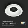 V-TAC 23676 VT-17024 LED vestavné svítidlo, třída F (A - G), LED, LED, 24 W, bílá