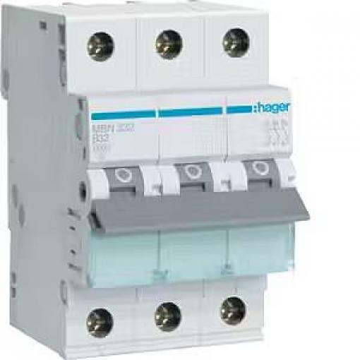 Hager MBN332 elektrický jistič 3pólový 32 A