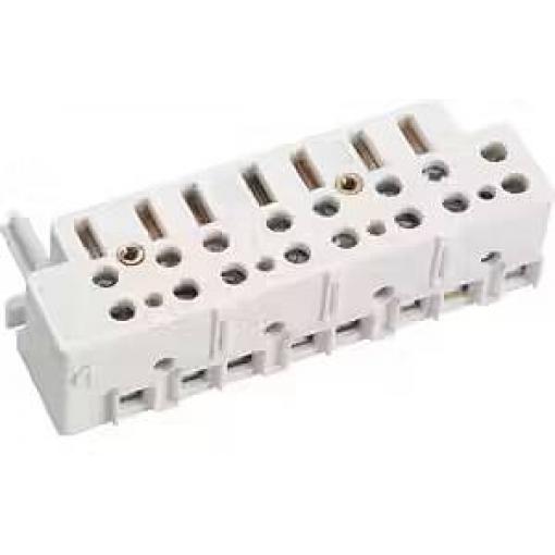 Hager KJ30S Univerzální svorka pro elektroměru Hager KJ30S, 63A, uzavírací, s TRE. Elektroměrová svorkovnice 1 ks