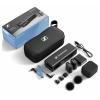 nasazovací kamerový mikrofon Sennheiser Profile Wireless 2-Channel Druh přenosu:bezdrátový vč. ochrany proti větru, vč. kabelu, vč. tašky, vč. svorky