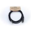 Cordial 14825 jack audio kabel [1x jack zástrčka 6,3 mm (stereo) - 1x jack zásuvka 6,3 mm (stereo)] 5 m černá PVC plášť, kroucený