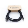 Cordial EM 3 FV XLR propojovací kabel [1x XLR zásuvka 3pólová - 1x jack zástrčka 6,3 mm (stereo)] 3 m černá