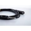 Cordial 14826 jack audio kabel [1x jack zástrčka 6,3 mm (stereo) - 1x jack zásuvka 6,3 mm (stereo)] 10 m černá PVC plášť, kroucený